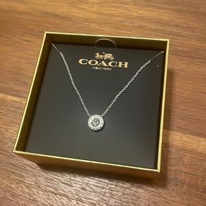 Silver Coach Necklace - never worn, still in original packaging